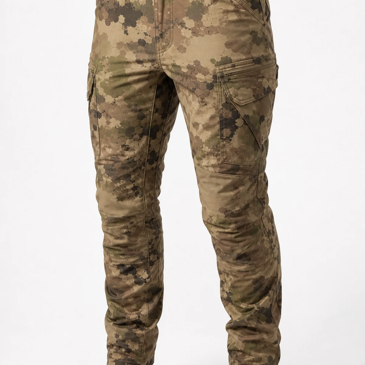 Non-branded hunting pant and ridge layer scene